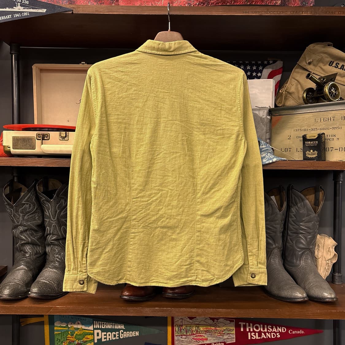 90s 파타고니아 오가닉코튼 투톤 컬러 자카드 코튼셔츠 N1017 상품이미지2