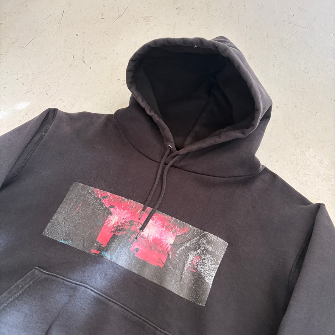 ONFAdd 빈티지 헤비 후드티 M 상품이미지4