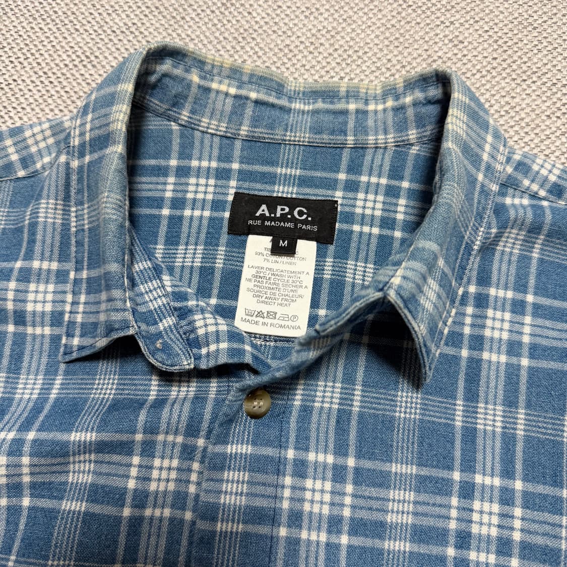 A.P.C. 아페쎄 체크 셔츠 상품이미지2