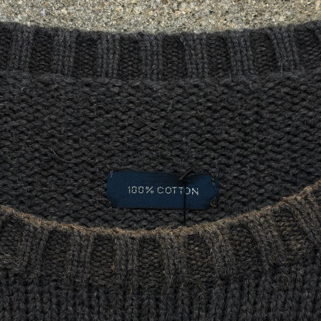 90s USA 빈티지 폴로랄프로렌 헤비코튼 니트  상품이미지3