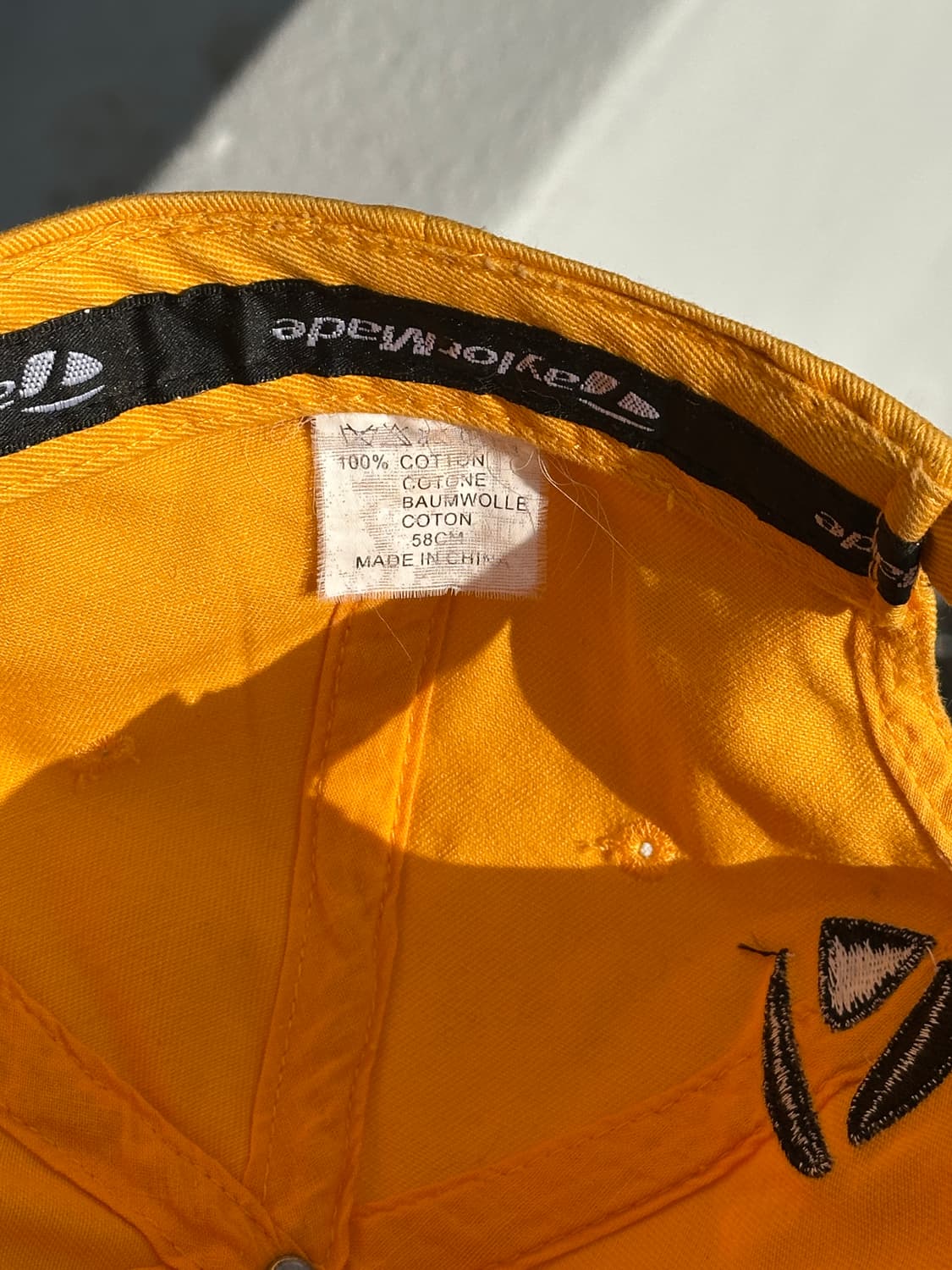 [F] 테일러메이드 로고 옐로우 볼캡 모자 골프 상품이미지7