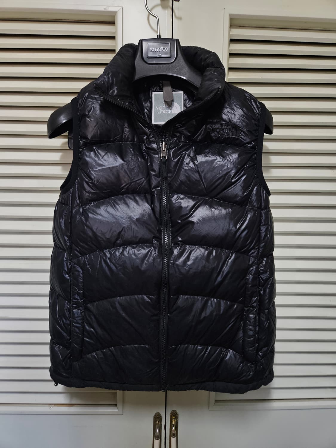노스페이스 제팬 아콘 블랙 다운 베스트 패딩조끼 여성L 일본 매장정품 상품이미지1