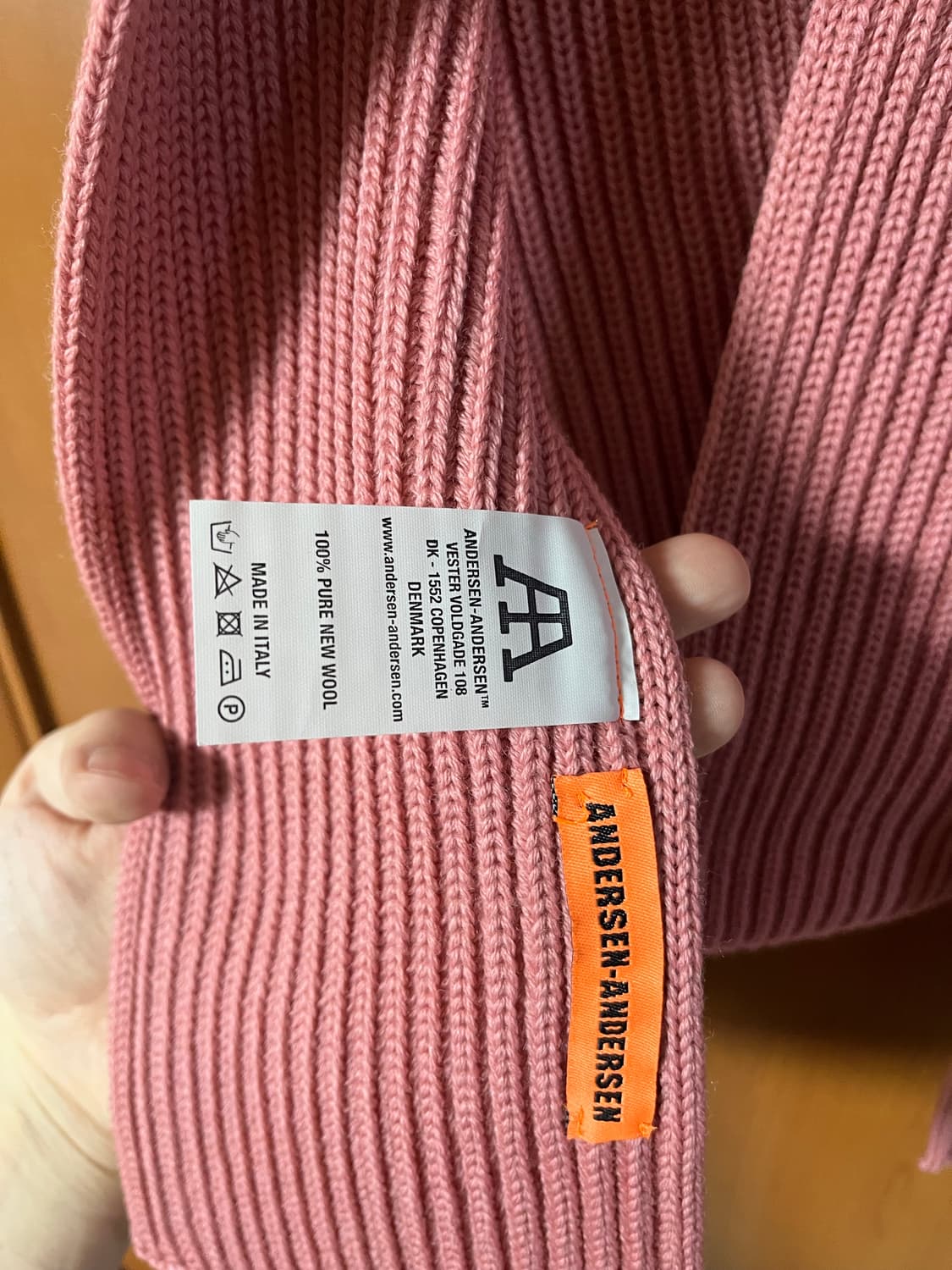 안데르센 안데르센 머플러 더스트 핑크 상품이미지3