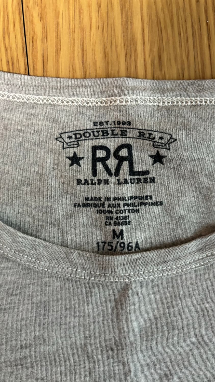 RRL Logo Printed T-shirt 상품이미지4