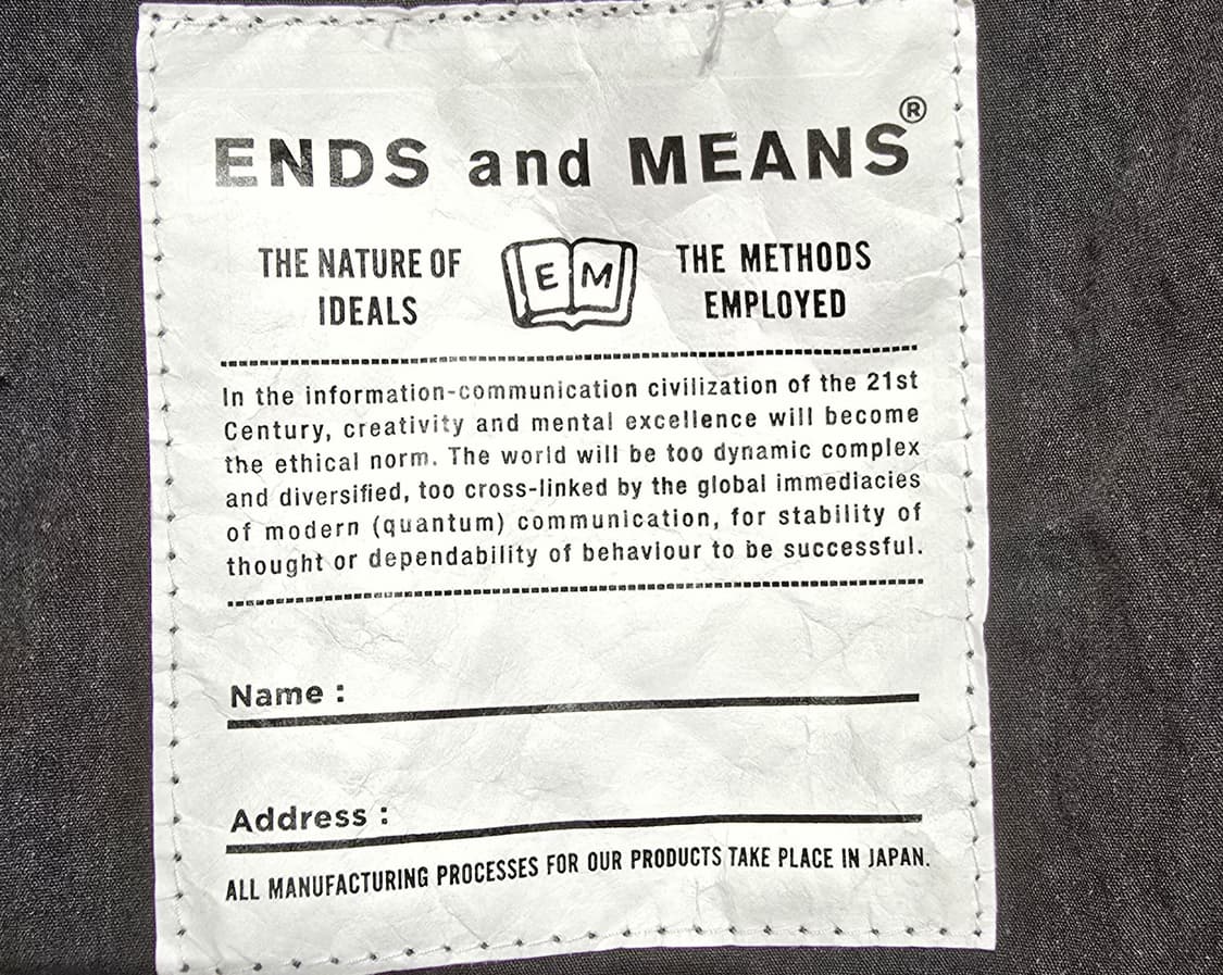 ENDS and MEANS의 코듀로이 칼라 자켓 XLARGE 사이즈입니다 상품이미지3