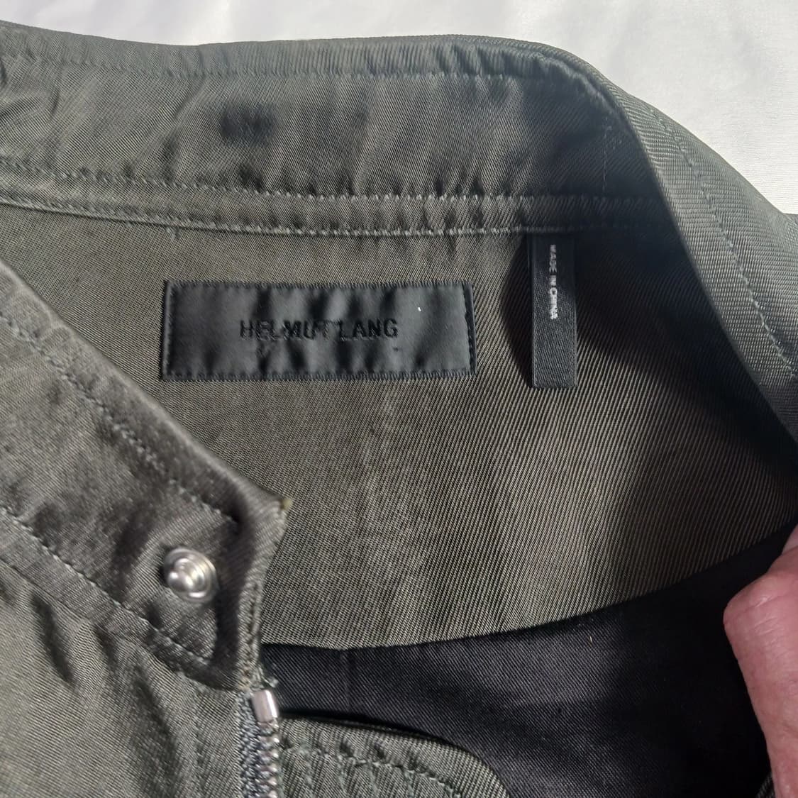  헬무트 랭 모토 플라이트 지퍼 봄버 재킷 상품이미지5