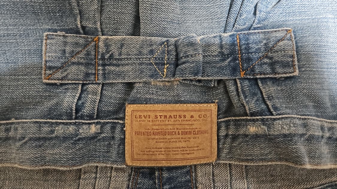 리바이스 LVC 1880s 트리플 플리츠 자켓 구스 에그 S 상품이미지6