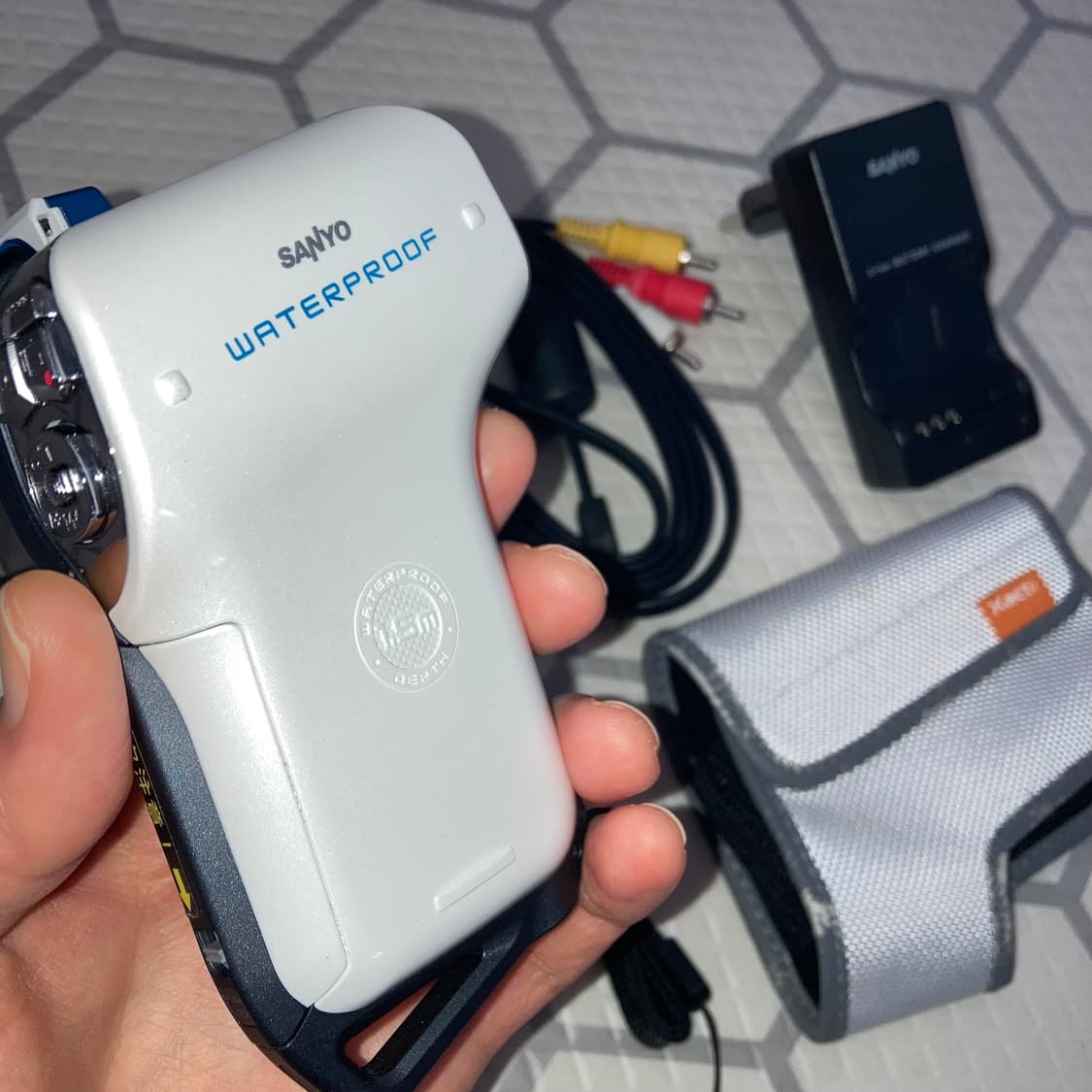 산요 작티 DMX-CA8 블루 산요작티 CA8 빈티지 캠코더 상품이미지3