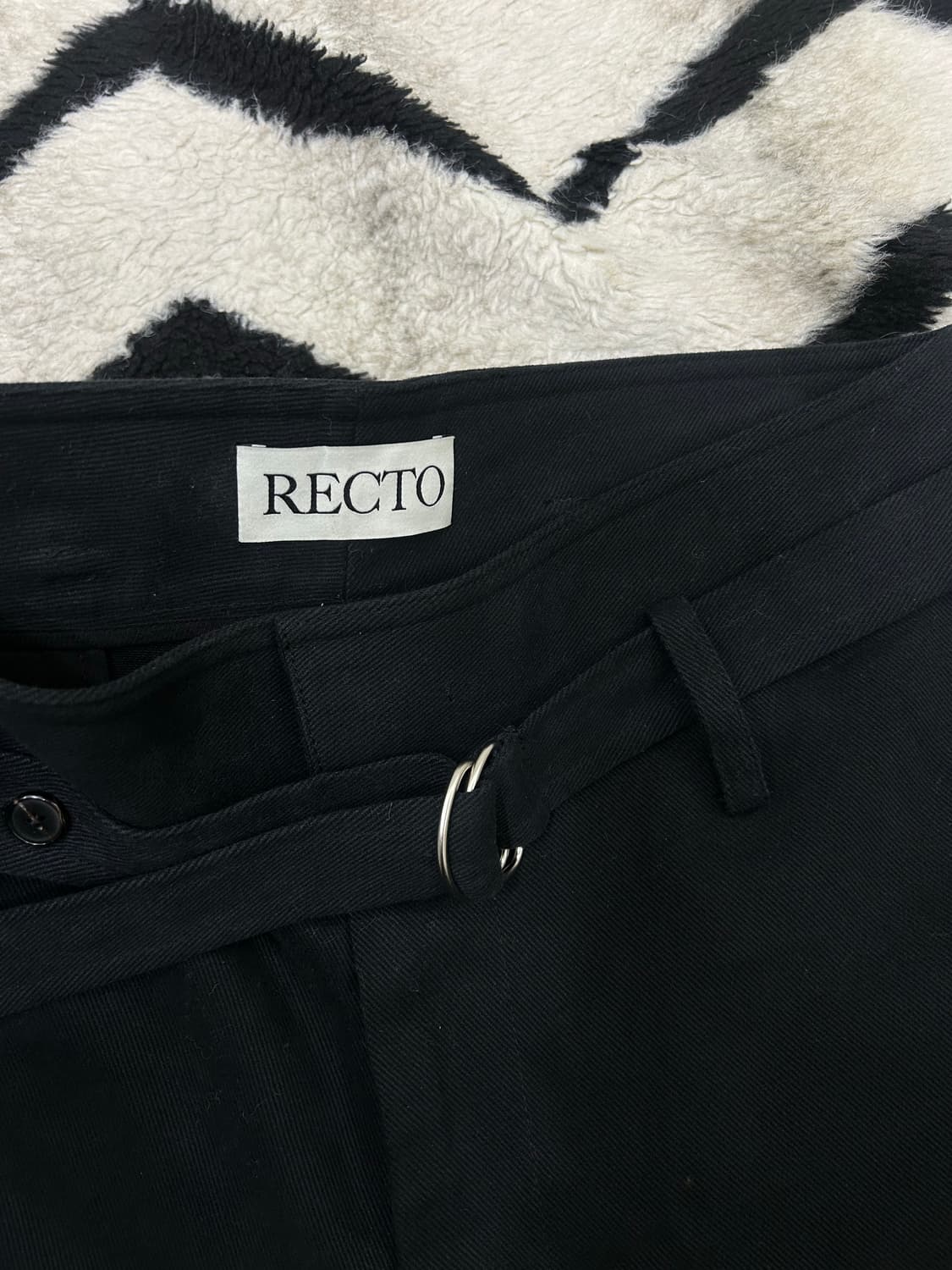 [S]Recto 렉토 패딩턴 밀리터리 팬츠/블랙 상품이미지4