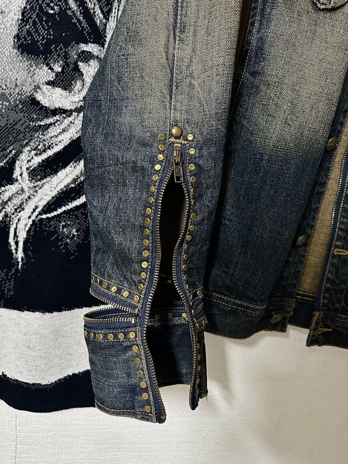 MIDAS 커스텀 멀티디테일 데님 자켓 상품이미지3