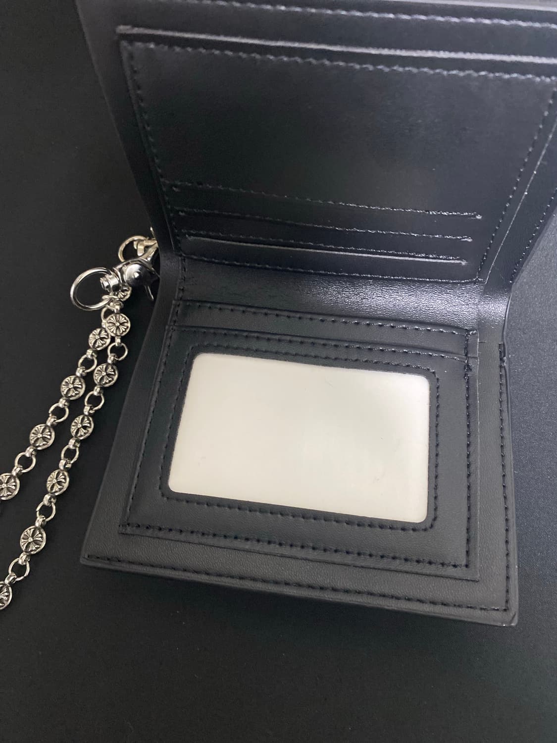 고딕 스컬 크로스 체인 웰렛 상품이미지4