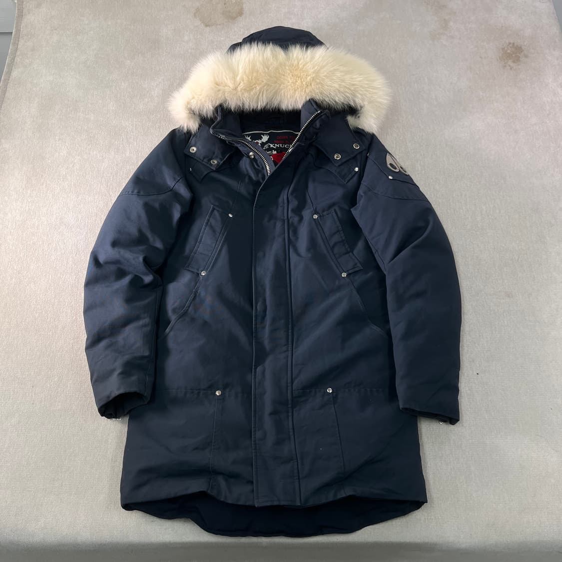 95 무스너클 스틸링 화이트 폭스 파카 상품이미지1