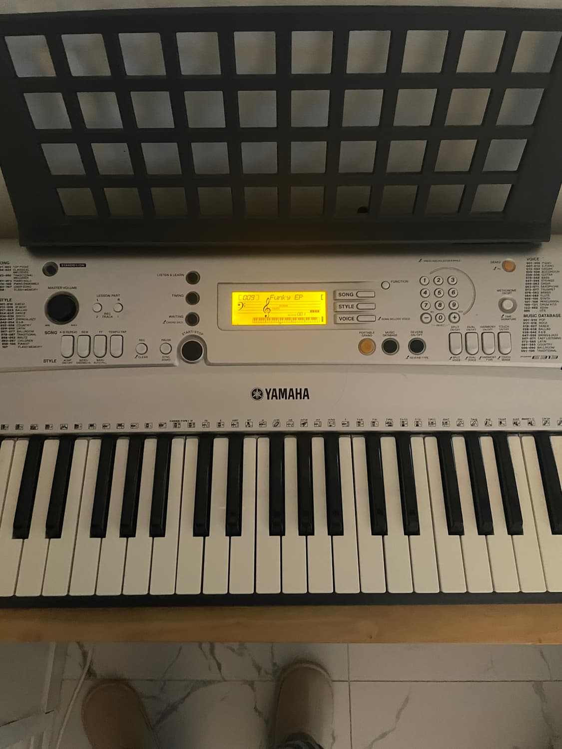 야마하 psr-e313 전자키보드 빈티지 상품이미지3