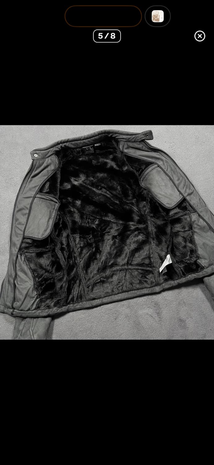 아르마니 익스체인지 스웨이드 바이커 투웨이 자켓 상품이미지5