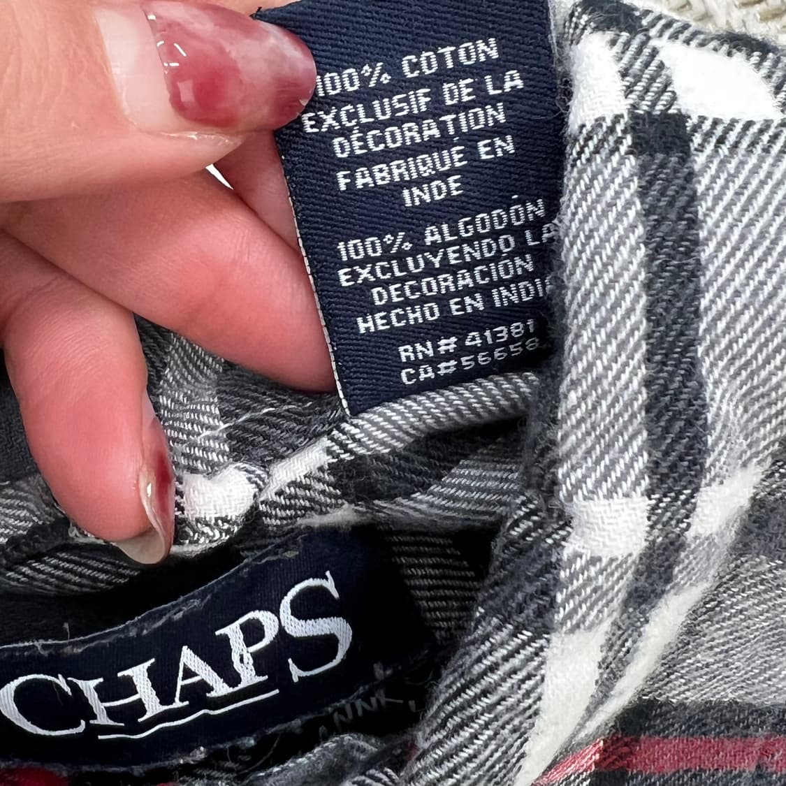 챕스 랄프로렌 체크 셔츠 r2815 상품이미지6