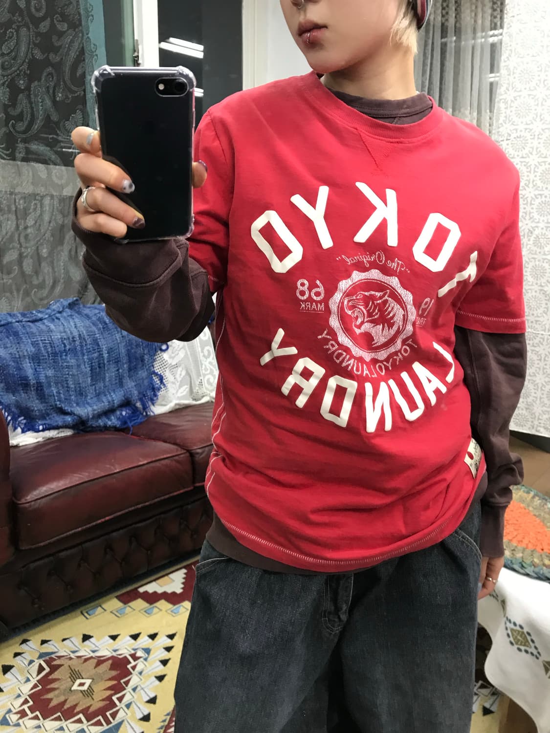 Tokoy 여성 스티치 반팔 티 (Z1046) 상품이미지2