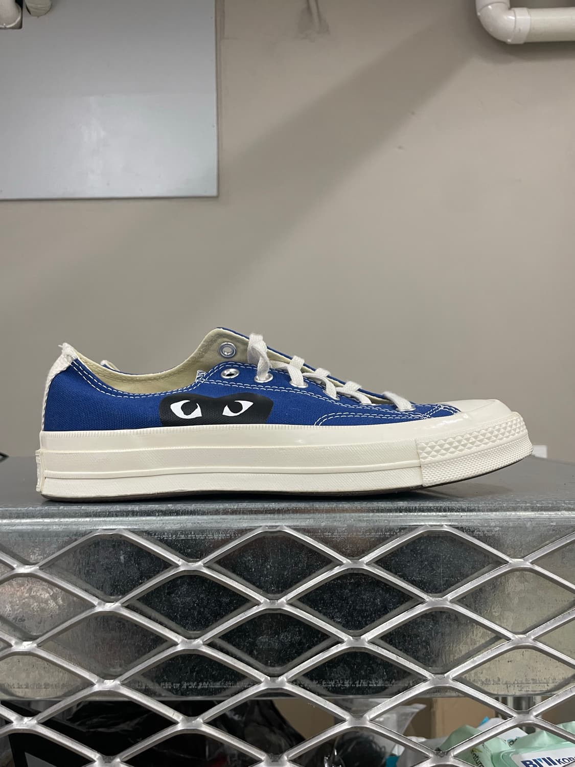 컨버스 x 꼼데 블루 로우 255mm(박스x)(gr-4617) 상품이미지4