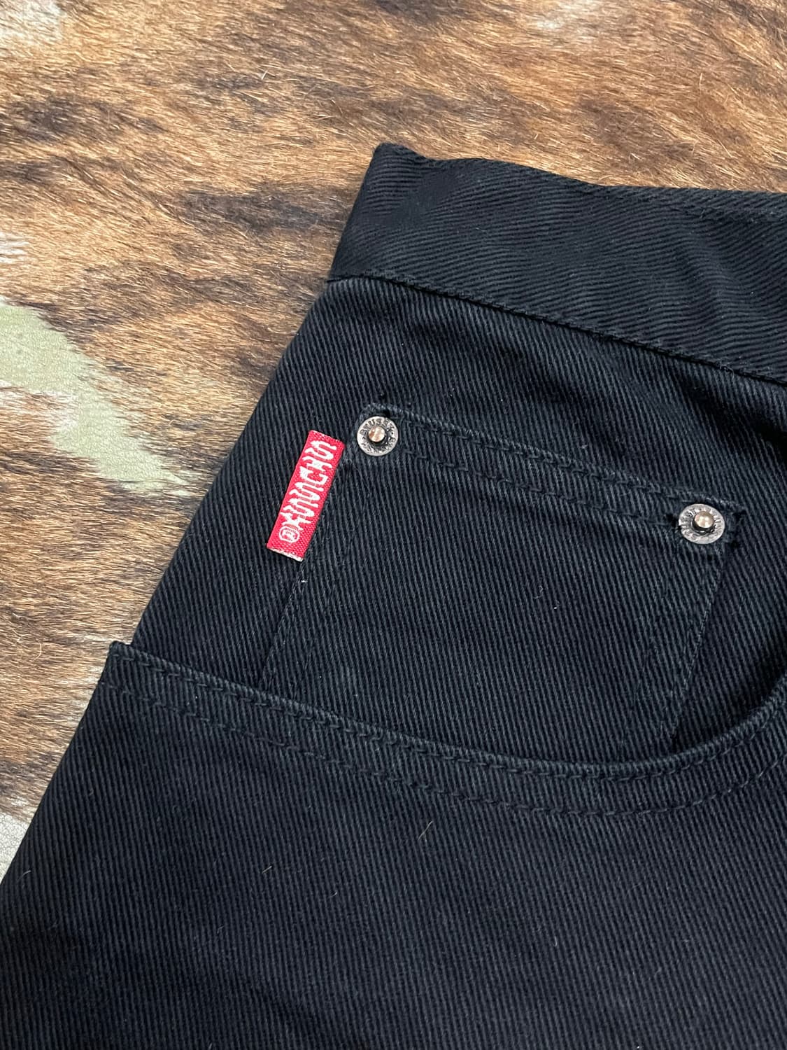 90s STUSSY USA DENIM JORTS (30) 상품이미지4