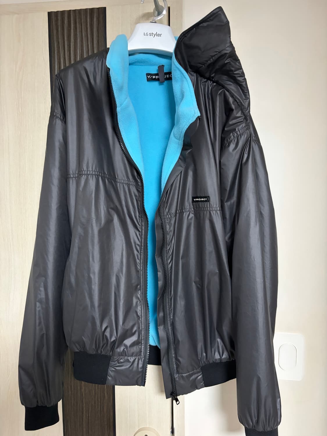 와이프로젝트 비대칭카리 후리스자켓 상품이미지1