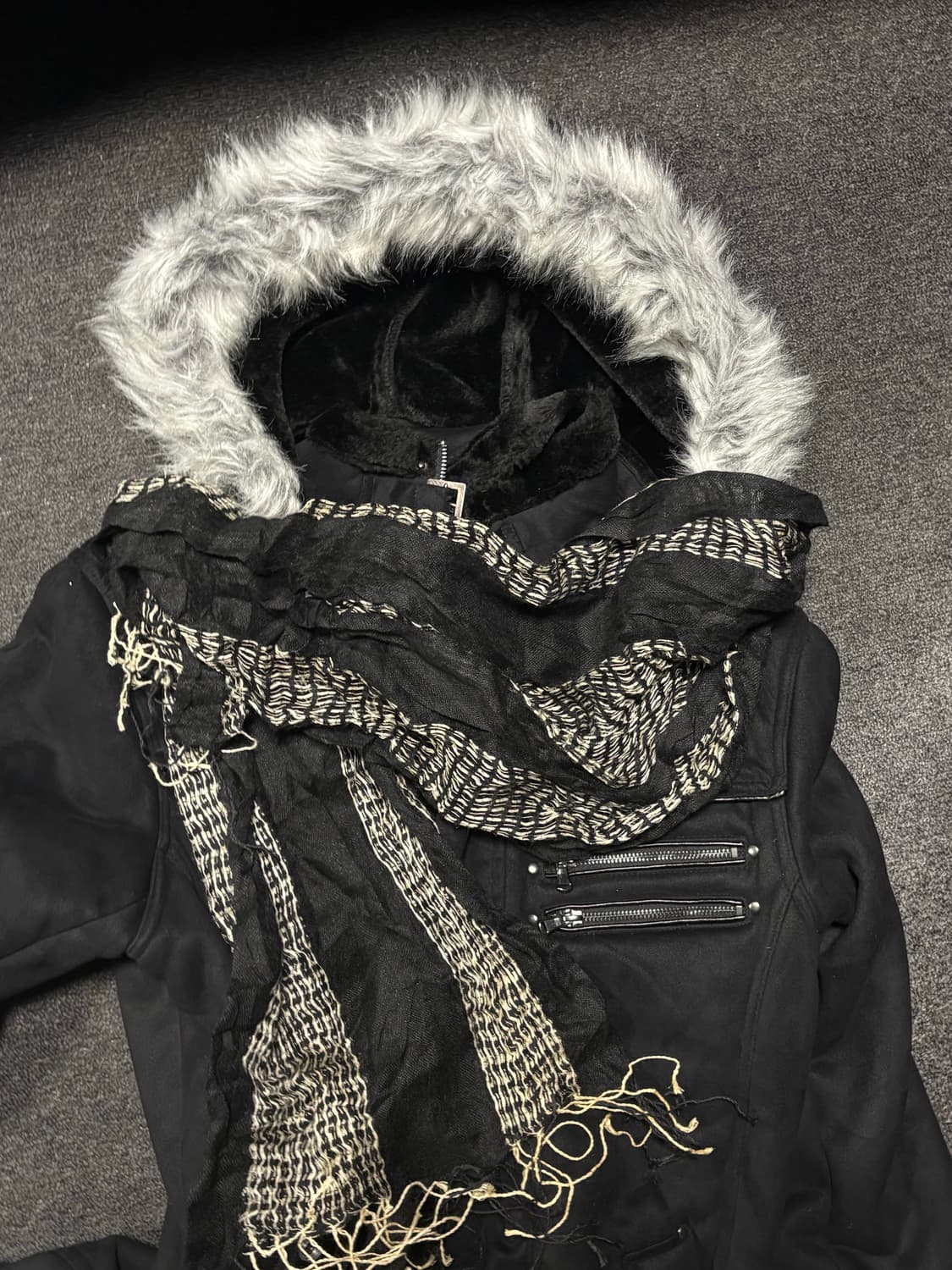 Vintage Gothic punk muffler 상품이미지3