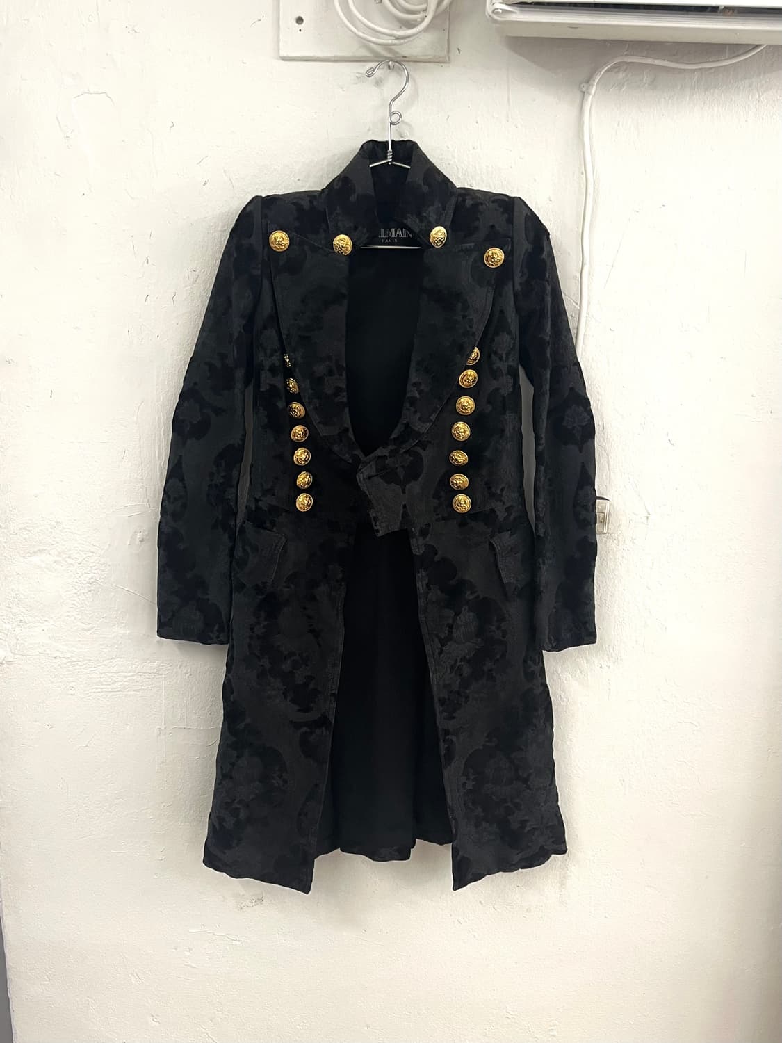 발망 2010FW 데카르넹 런웨이 브로케이드 밀리터리 코트 상품이미지1