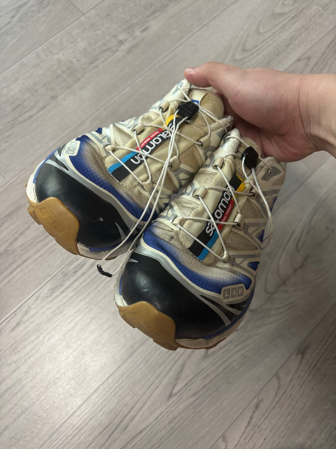 [265] 살로몬 xt-6 스카이라인 블리치드샌드 다즐링블루 상품이미지2