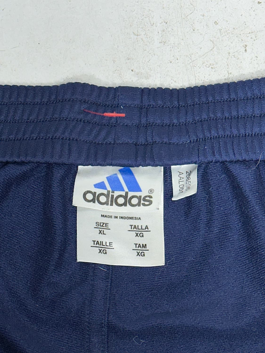 90s 아디다스 네이비 와이드 스냅 버튼 추리닝 바지 트레이닝 댄스 팬츠 상품이미지7