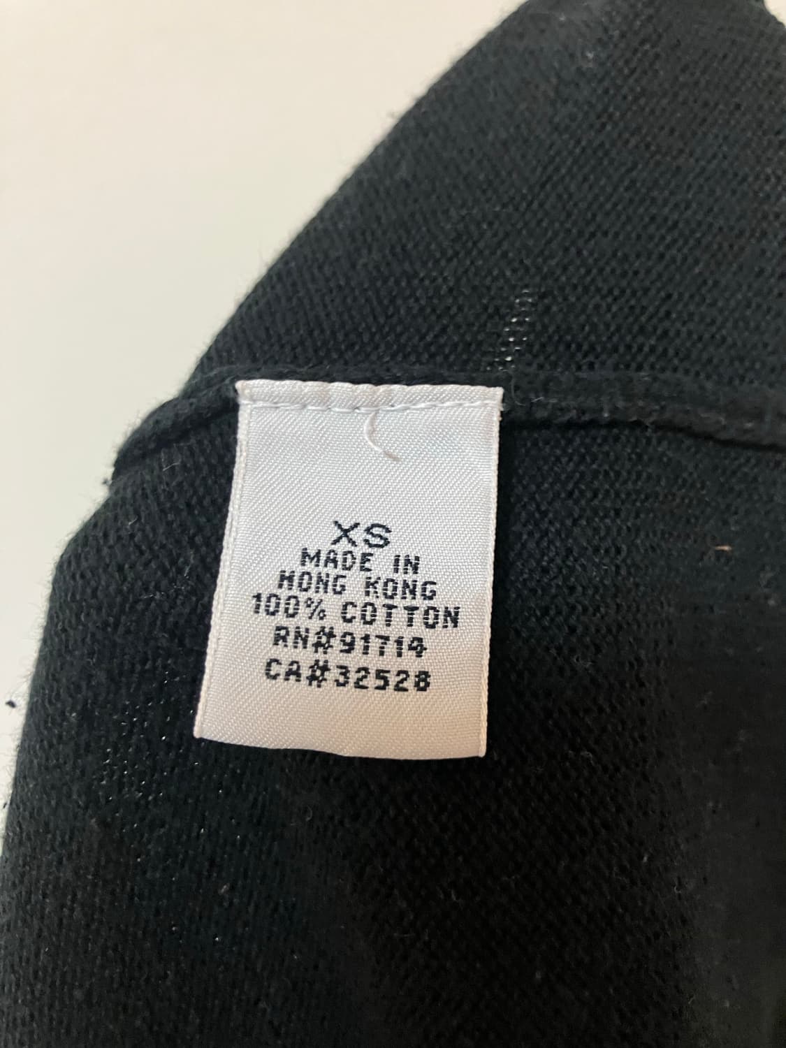 아르마니 익스체인지 블랙 배색 긴팔 니트 xs y2k 딱붙핏 상품이미지7