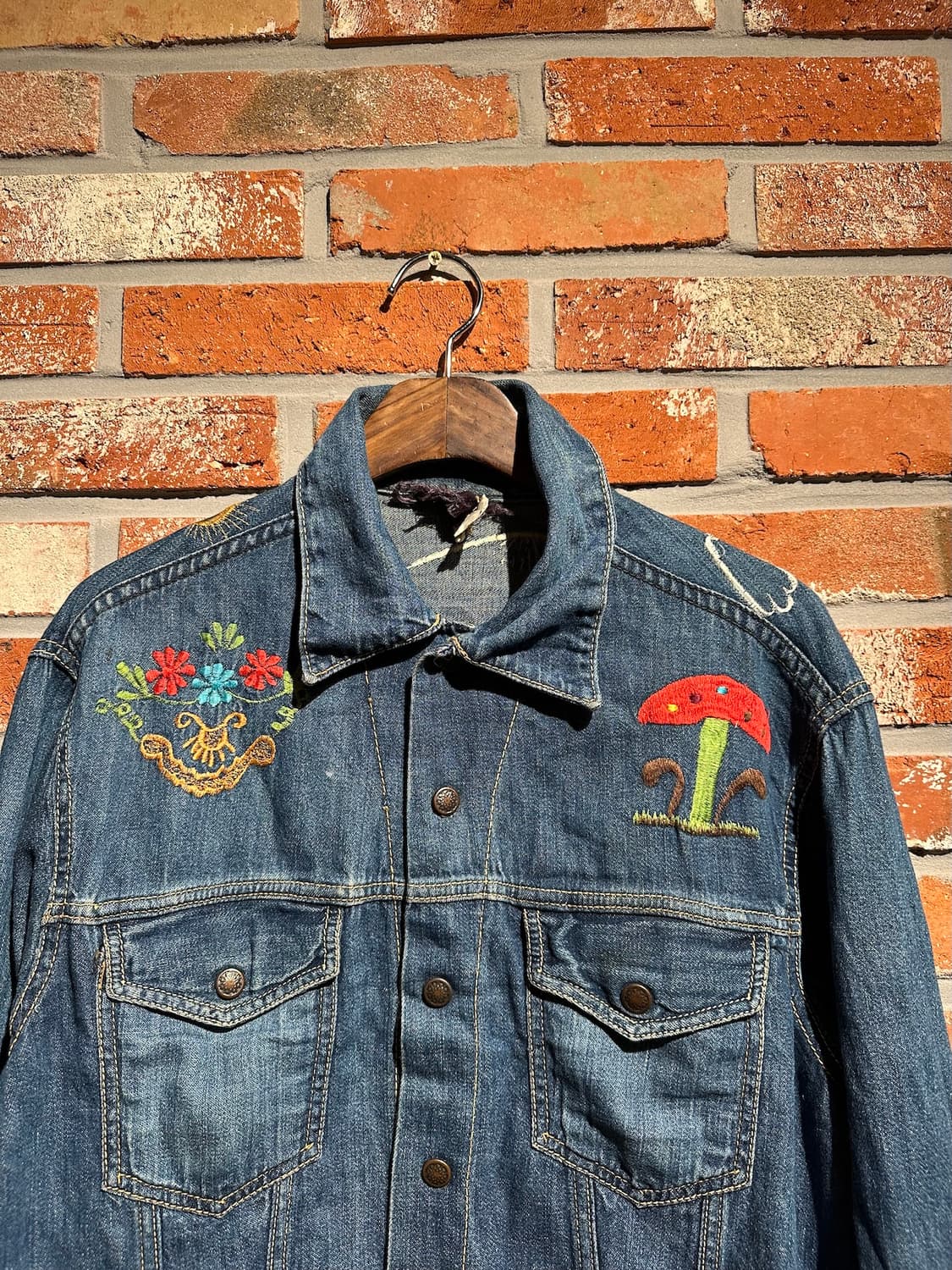 70s USA 빈티지 데님 트러커 자켓 상품이미지3