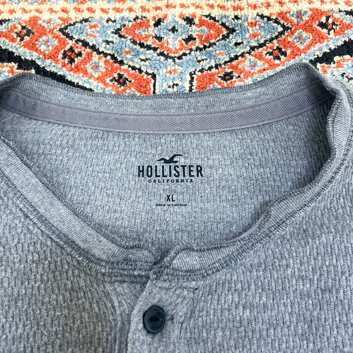 홀리스터 그레이 헨리넥 긴팔티셔츠 쭉티 남성XL  상품이미지5