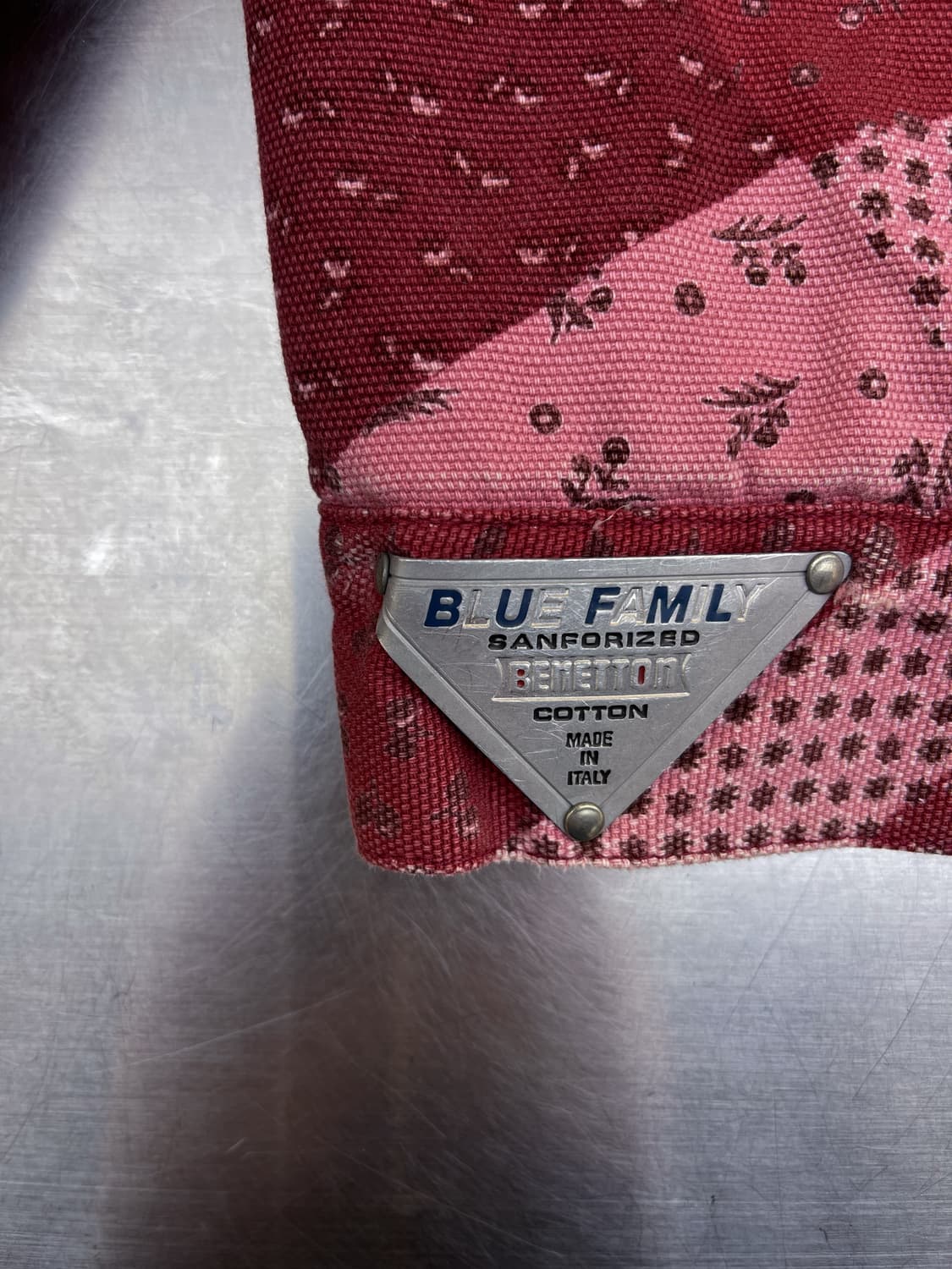 베네통 90s 블루 패밀리 트러커 자켓 상품이미지6