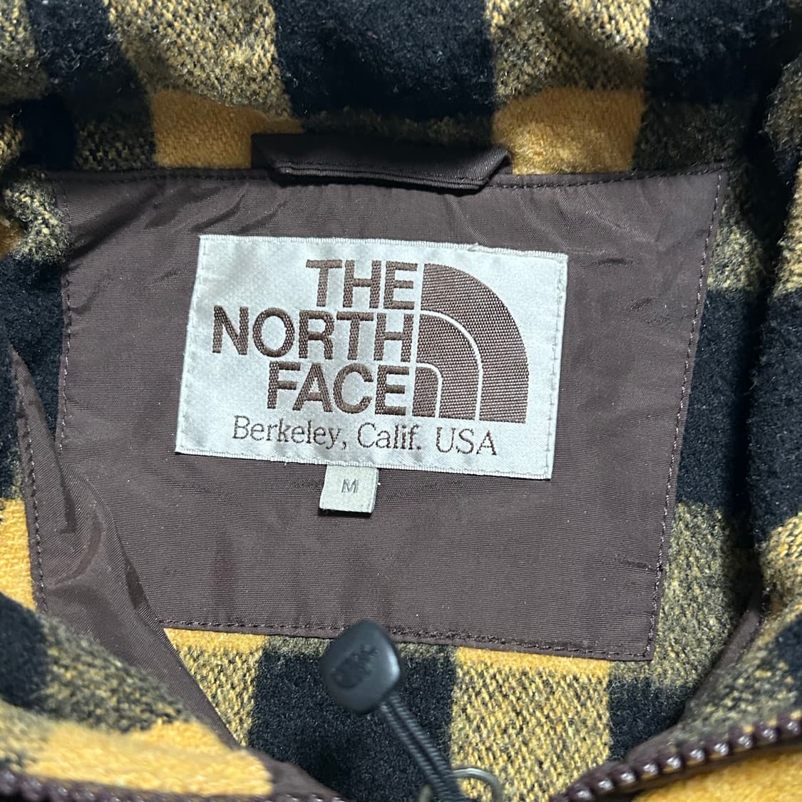 M 노스페이스 브라운 후드 바람막이 상품이미지4