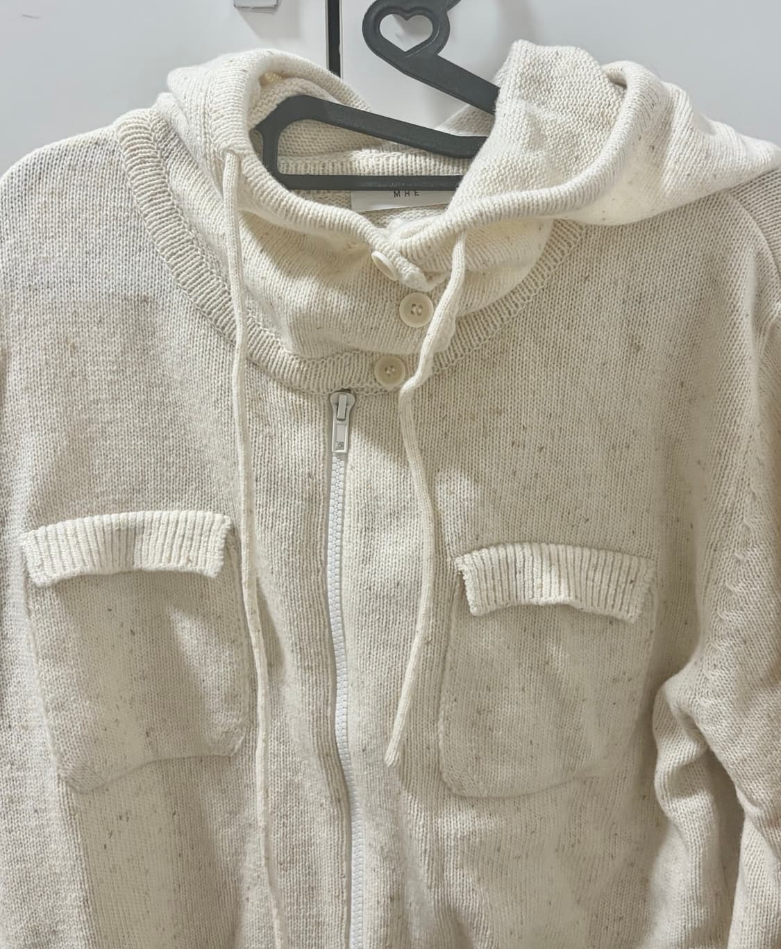 (뉴진스민지착용) 모헤 Virgin wool hoodie knit _ i 상품이미지6