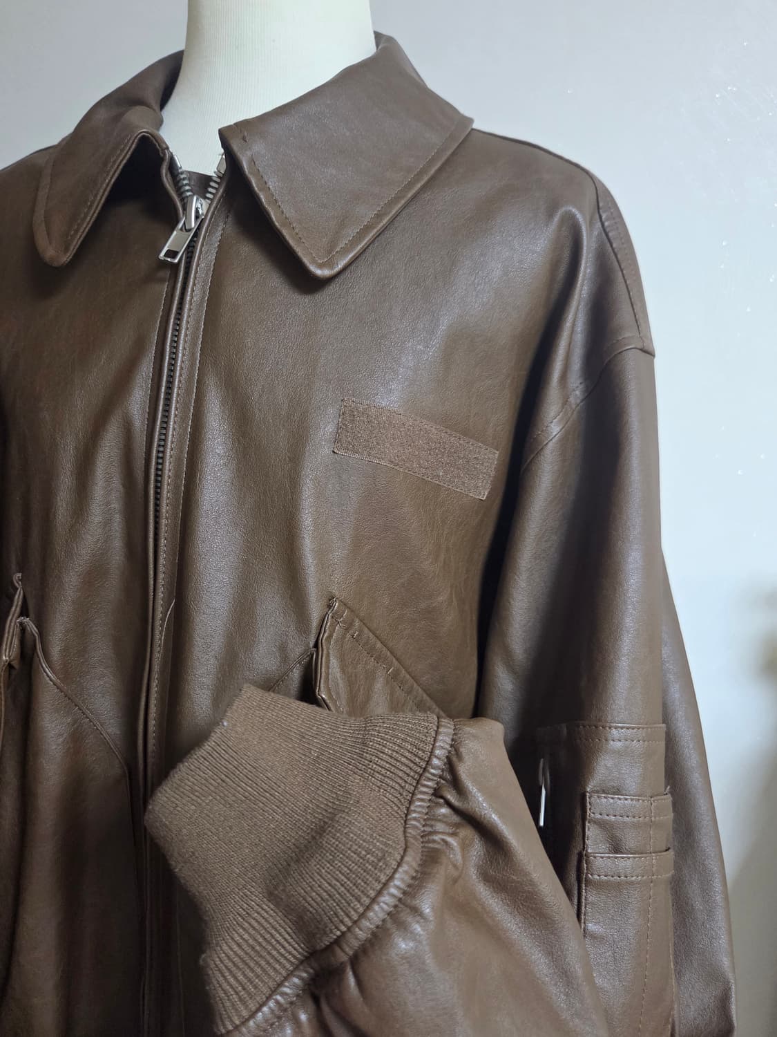 파르티멘토 비건레더 자켓 상품이미지4