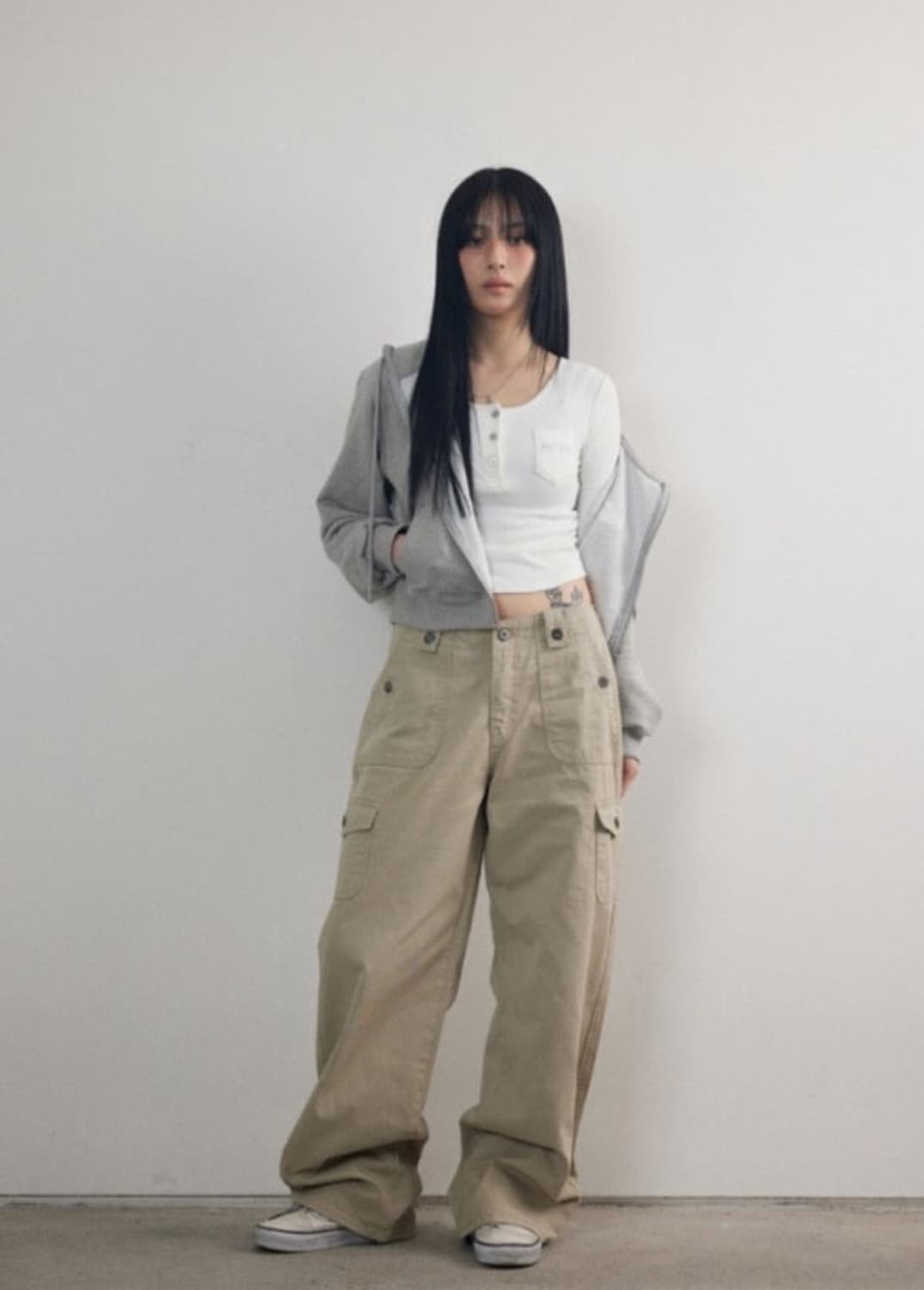 애즈온 제드카고팬츠 베이지 s 판매합니다 상품이미지1