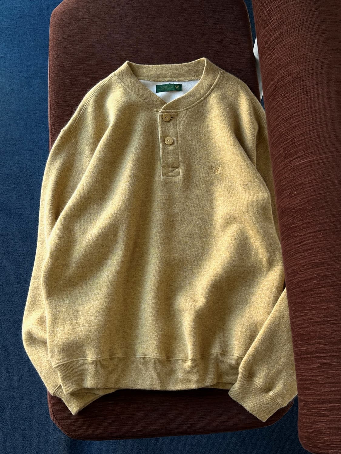 Design neck high gauge knit P/O 상품이미지3