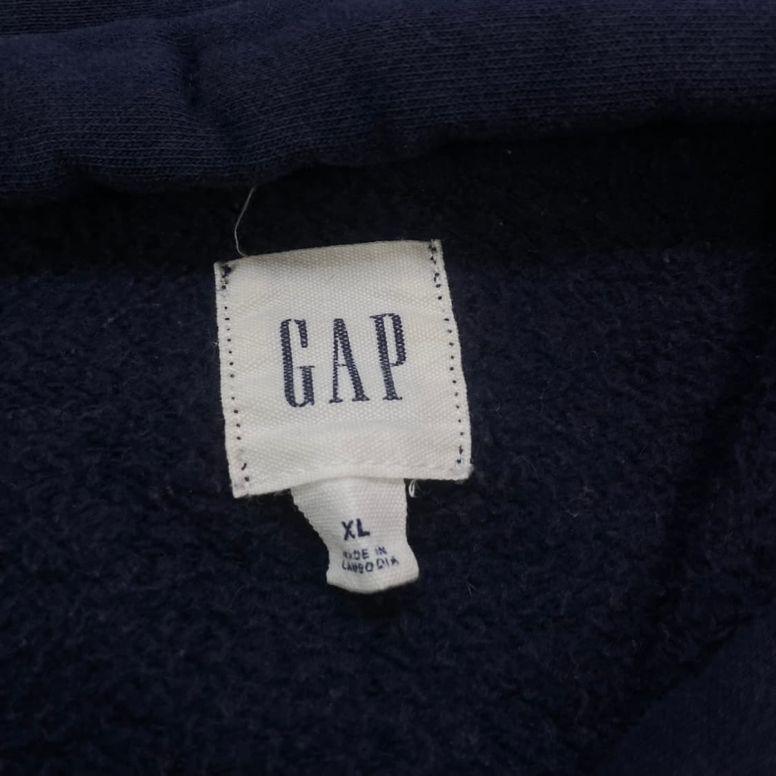 갭 Gap 스펠 로고 후드 집업 네이비 상품이미지3