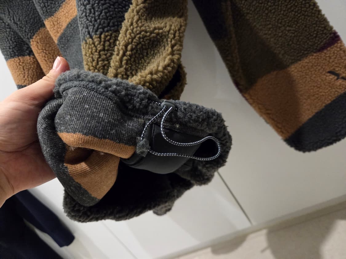 신품급_(M)에이글 AIGLE 플리스 카모 패턴 풀오버 상품이미지5