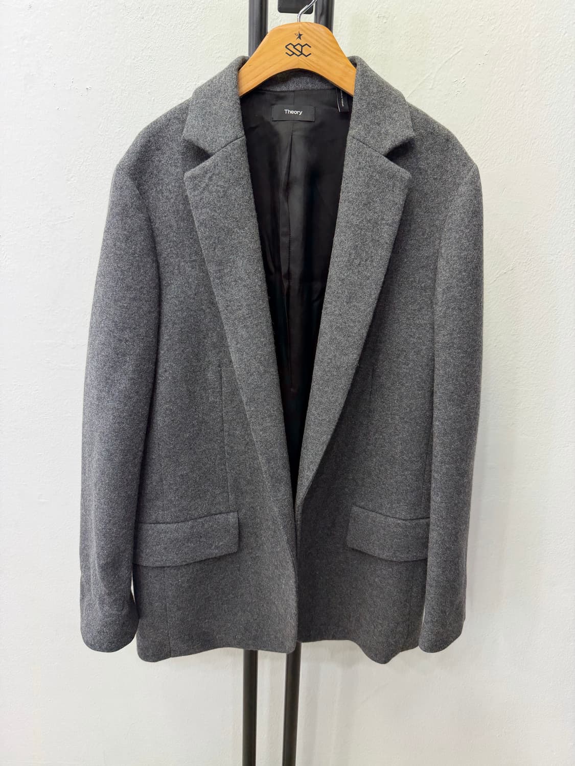 정품) 띠어리 여성 그레이 울자켓 6 상품이미지1