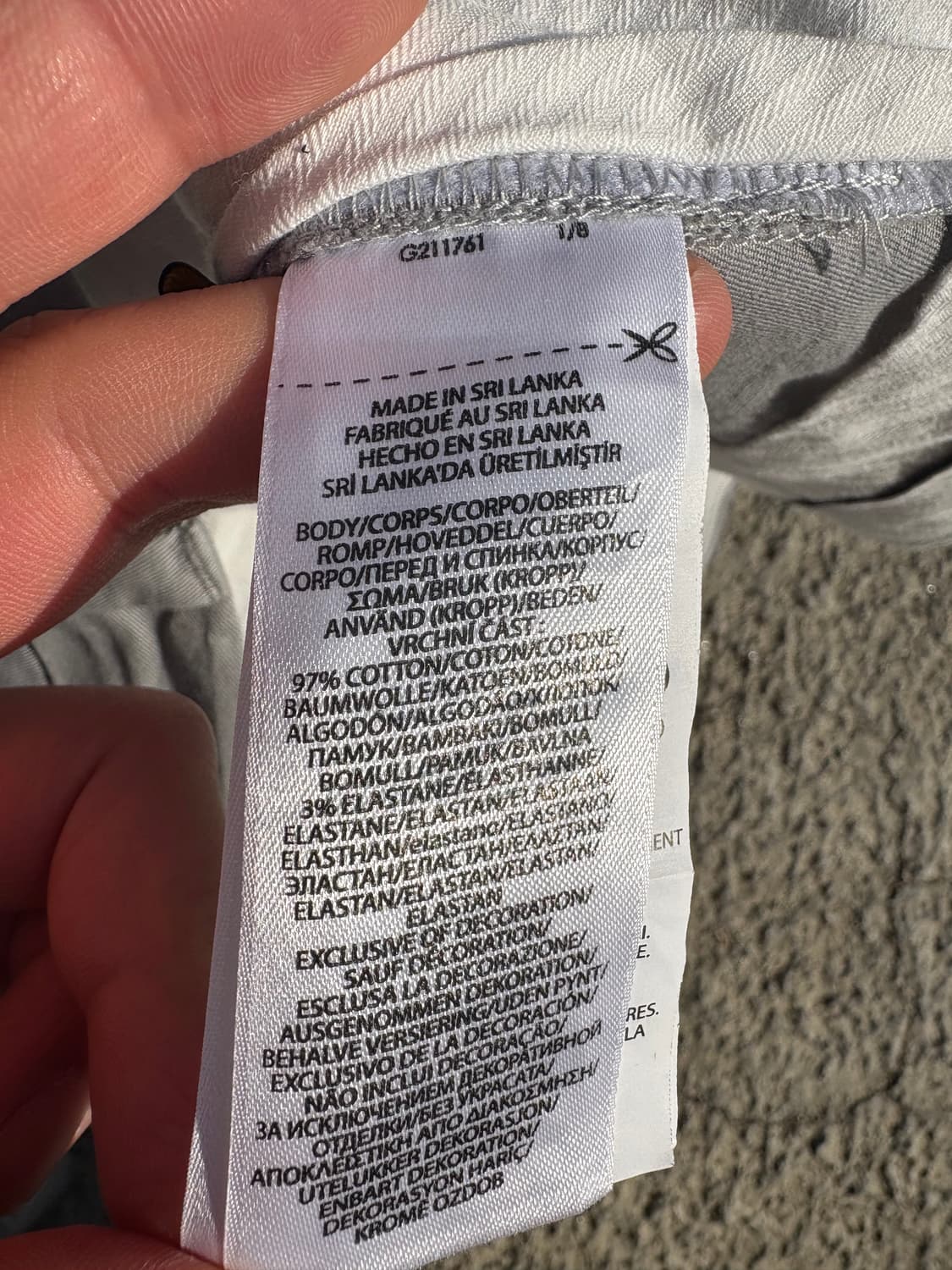 폴로 랄프로렌 치노 팬츠 연그레이 B95 상품이미지5