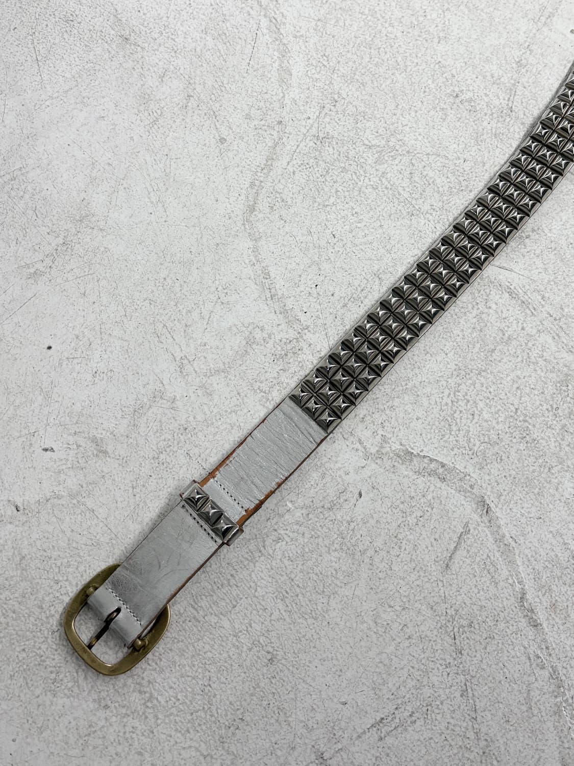 러버보이 스터드 페인팅 레더 벨트 상품이미지6