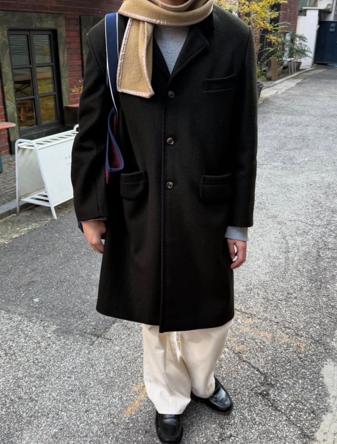 [os] 리에르 플리스 스카프 그린 상품이미지3