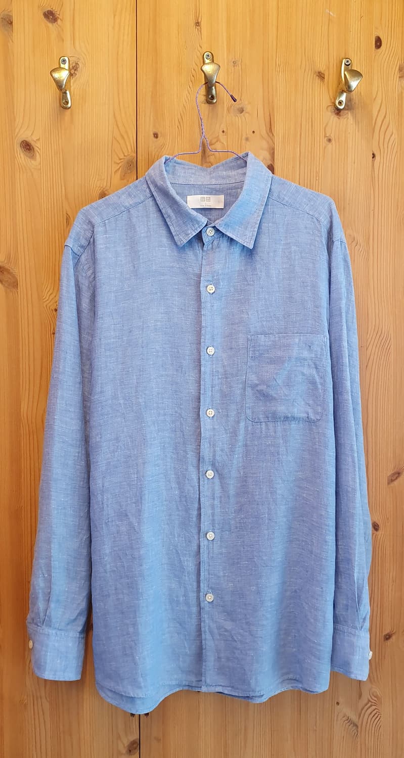 100.Uniqlo 린넨 셔츠(남성)  상품이미지1
