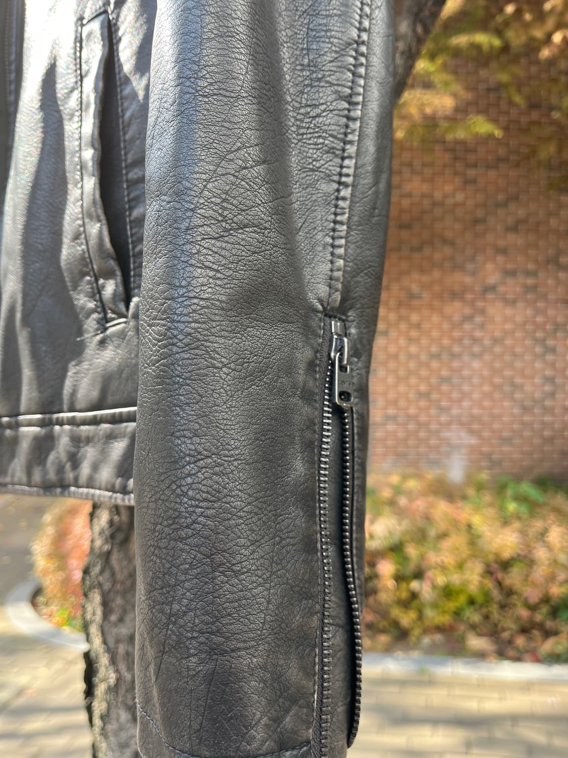 빈티지 리바이스 싱글 레더 자켓 상품이미지4