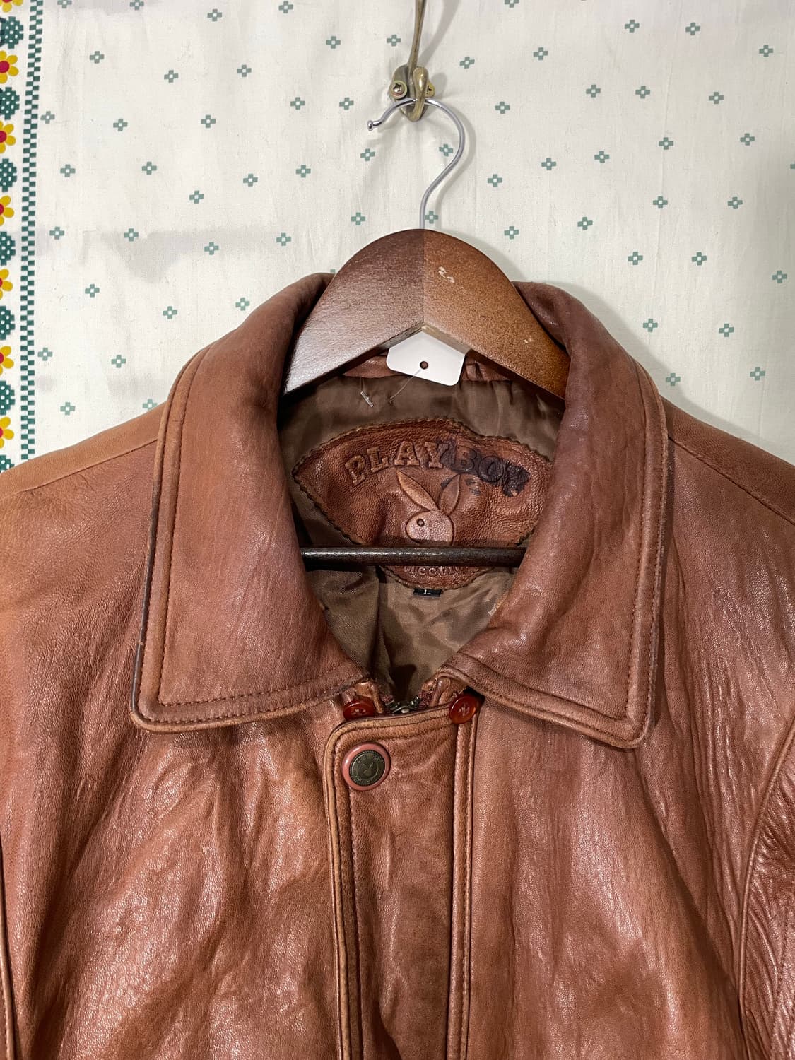 플레이보이 레더 봄버 상품이미지3