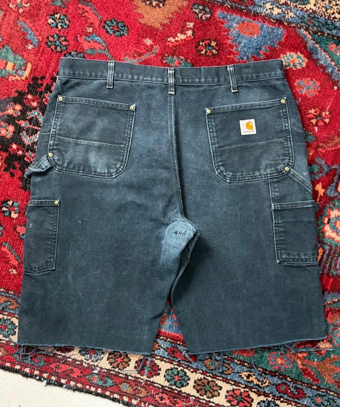[38] OG USA Made 칼하트 B01 더블니 쇼츠 상품이미지4
