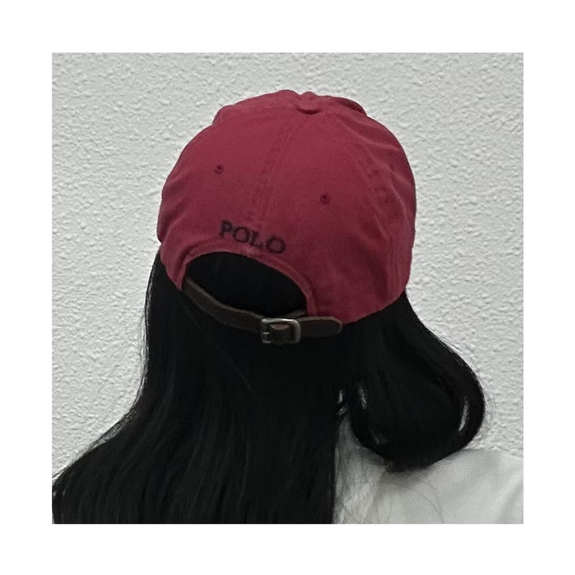 폴로 랄프로렌 네이비포니 레드 볼캡 상품이미지3