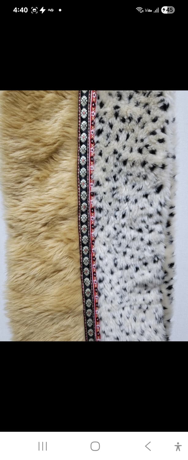 남녀 가능 일본브랜드 Feelea 퍼 리버시블 머플러 숄  새제품 상품이미지2