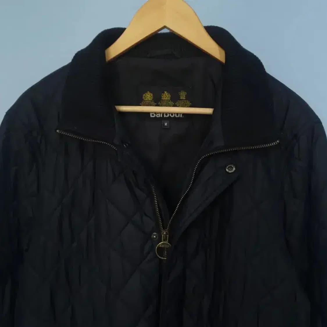 바버 첼시 퀼팅 자켓 블랙 100 상품이미지2