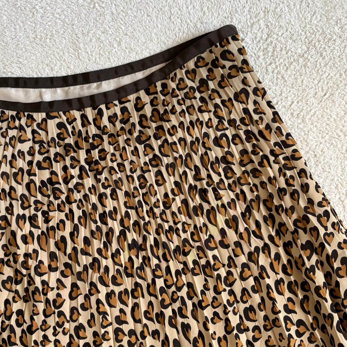 일본빈티지 레오파드 호피 스커트 상품이미지5